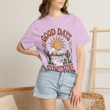 Positive Sunshine Comfort Colors Shirt, Good Days Sunshine Graphic Tee, Retro Desert Nature Shirt, Boho Summer Aesthetic Tee