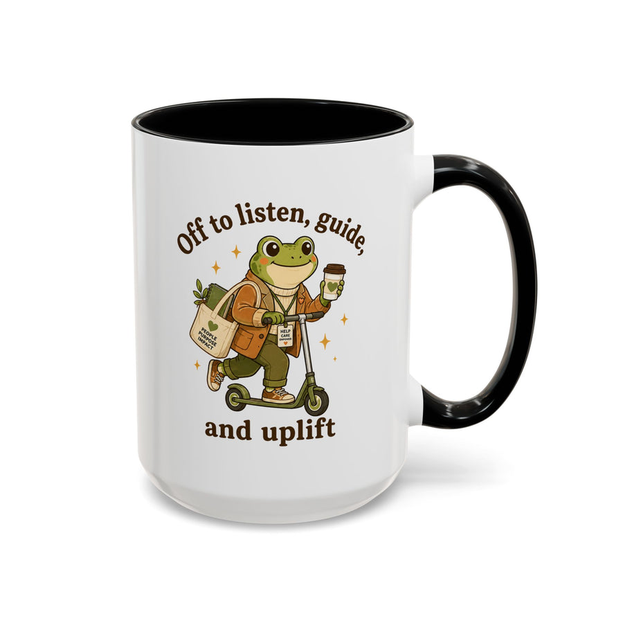School Counselor Coffee Mug, Frog Counselor Gift, Mental Health Professional Mug, Therapist Gift, Counselor Appreciation Cup