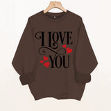 Round neck fleece hoodie