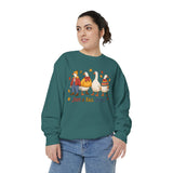 Funny Fall Goose Sweatshirt, Just a Fall Goose Autumn Pullover, Cute Cozy Gift for Bird Lover, Thanksgiving and October Outfit for Her