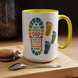 Personalized Bonus Dad Mug, Custom Stepdad Coffee Mug with Kids Names, Father's Day Gift for Bonus Father, Family Appreciation Cup