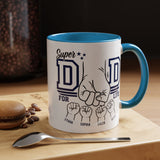 Personalized Super Dad Coffee Mug, Custom Dad Mug with Kids Names, Father's Day Gift for Dad, Dad for Life Coffee Cup, Gift from Children