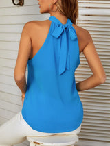 Cutout Grecian Neck Tank