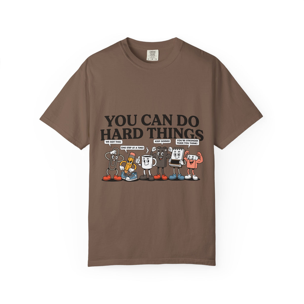 Motivational Teacher Shirt Comfort Colors Tee, You Can Do Hard Things School Counselor Shirt, Positive Classroom Shirt, Educator Gift