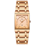 Fully Automatic Non-Mechanical Square Men's Steel Band Quartz Watch Waterproof Watch