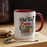 Personalized College Bound Mug, Plot Twist Campus Bound Graduation Cup, Custom Class of 2026 Gift for Her, High School Senior Present