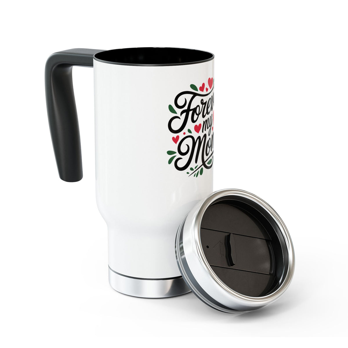 Forever My Mom Travel Mug, Stainless Steel Coffee Cup, Mother's Day Gift for Mom, Heartfelt Drinkware, Birthday Gift, Christmas Gift