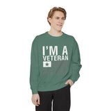 I'm a Veteran Not a Sucker or Loser Sweatshirt, Bold Military Crewneck, Patriotic Veteran Gift, Retired Soldier Veterans Day Pullover