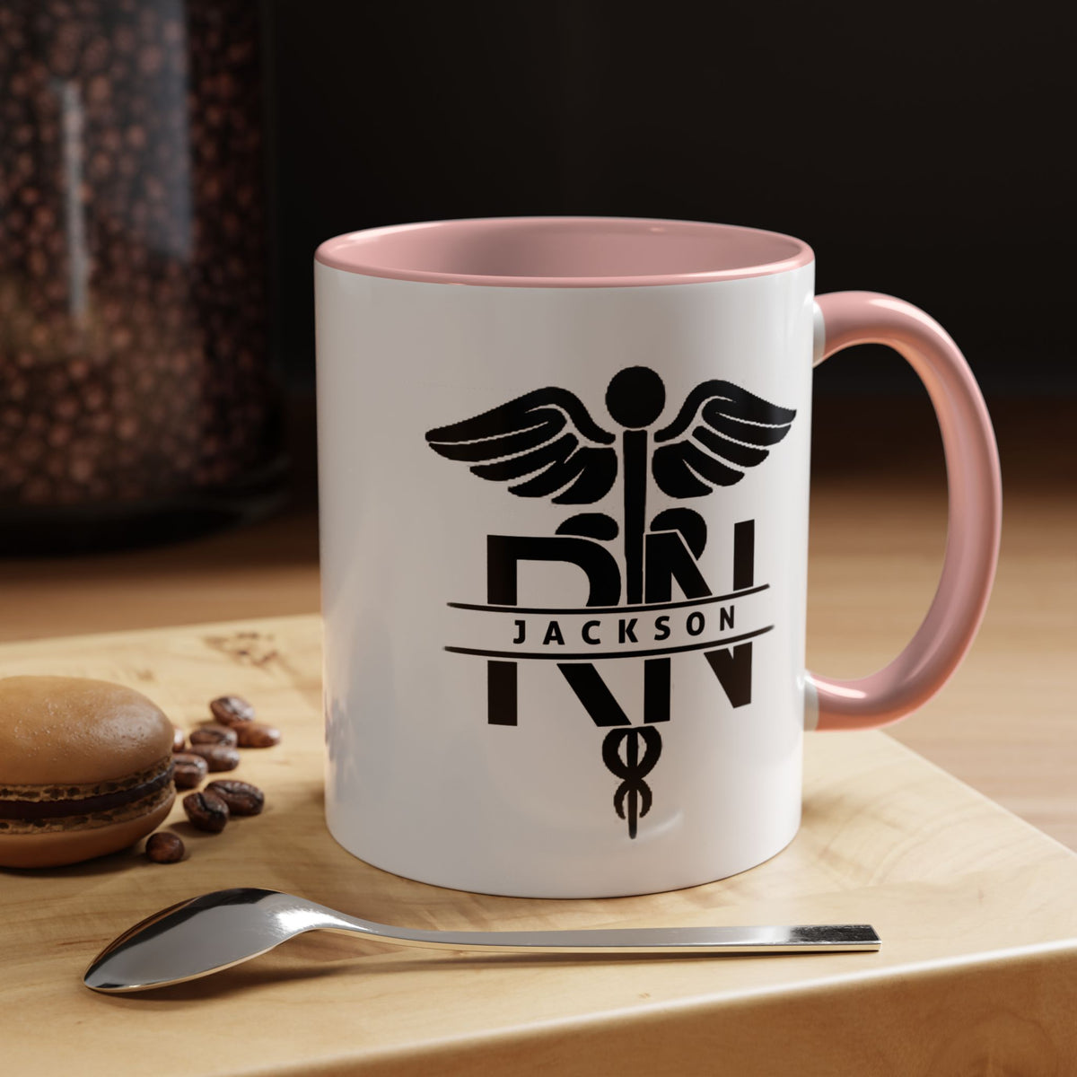 Personalized RN Mug, Custom Registered Nurse Coffee Mug, RN Name Gift, Nursing Graduation Gift, Nurse Appreciation Cup