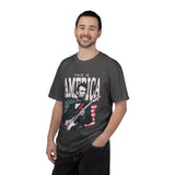 Abraham Lincoln Guitar Shirt, Funny This Is America Graphic, Gift for History Teachers and Music Lovers, Fourth of July Party Outfit