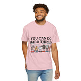 Motivational Teacher Shirt Comfort Colors Tee, You Can Do Hard Things School Counselor Shirt, Positive Classroom Shirt, Educator Gift