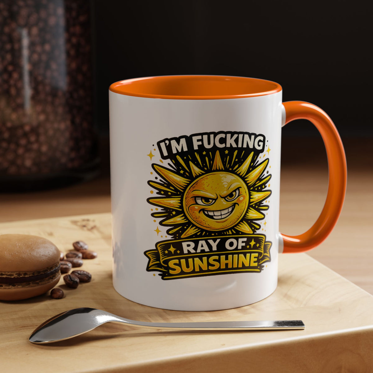 Funny Ray of Sunshine Mug, Sarcastic Sunshine Coffee Cup, Grumpy Personality Gift, Funny Coworker Mug, Humor Coffee Lover Gift