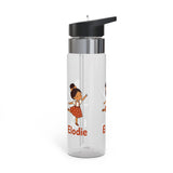 Personalized Ballet Girl Water Bottle, Cute Dance Gift for Girls, Ballerina Birthday Gift, Dance Class Bottle, Kids School Hydration