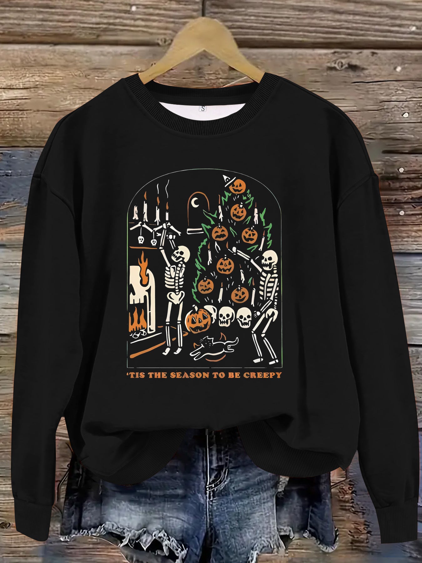 Printed pullover sweatshirt sweatshirt
