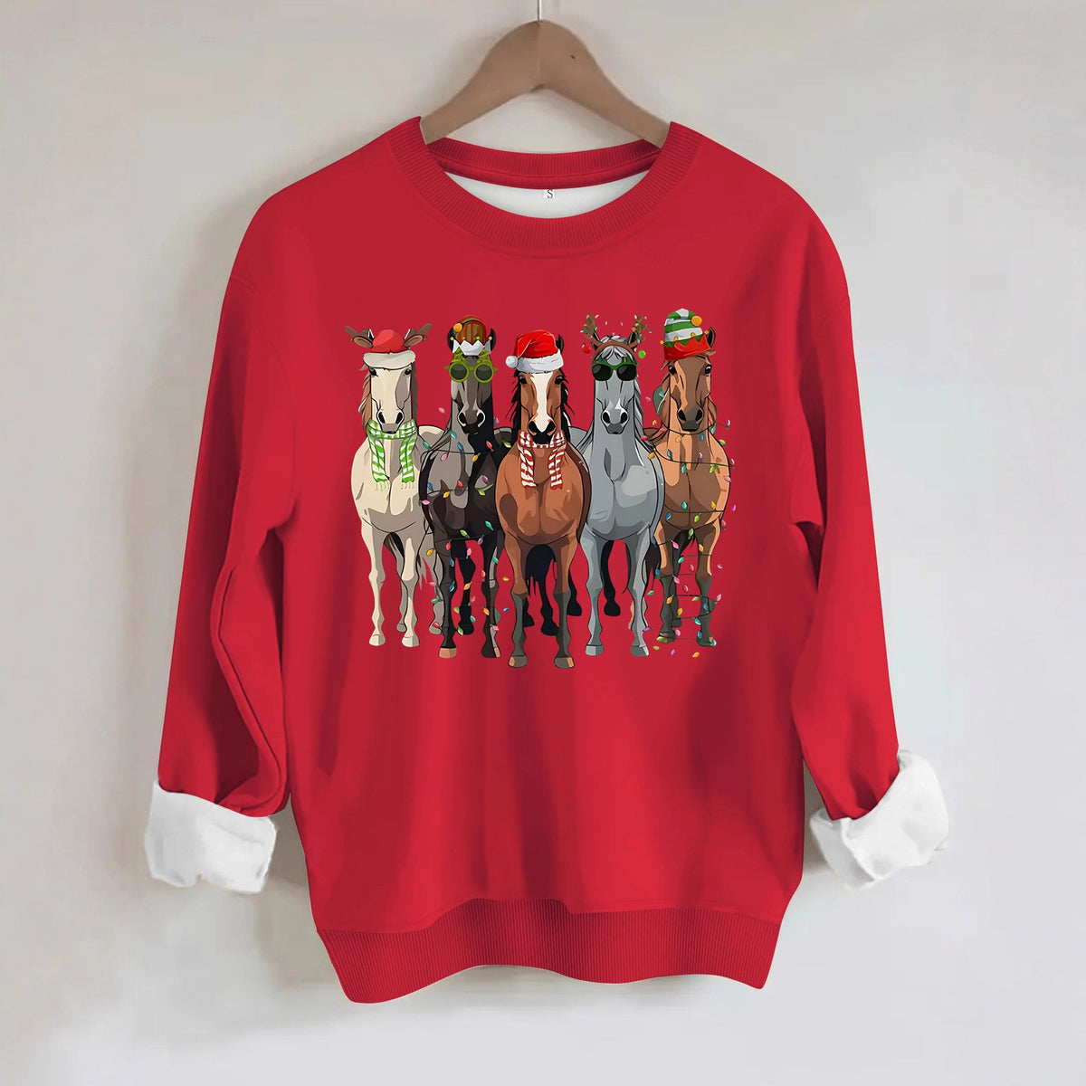 Sweatshirt Christmas pattern print