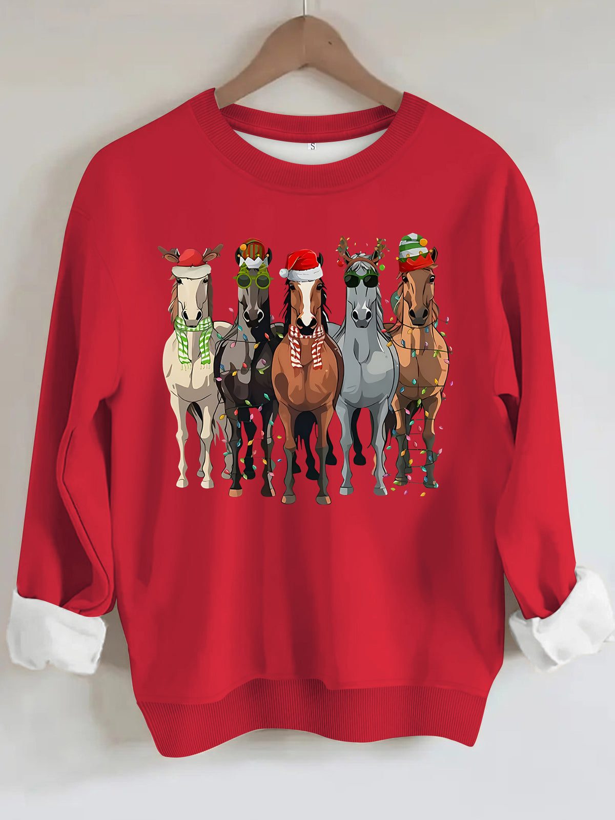 Sweatshirt Christmas pattern print
