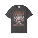 American Veteran Heritage Shirt, Freedom Defenders T-Shirt, Patriotic Eagle Gift, Veterans Day or Military Retirement Tee for Proud Veteran