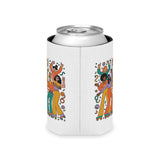 Retro Disco Birthday Can Cooler, 70s Roller Skating Party Design, Groovy Drink Holder, Gift for a Skater Friend Who Loves Vintage Aesthetics