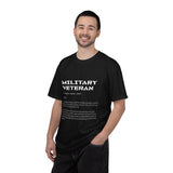 Military Veteran Definition Shirt, Funny Veteran T-Shirt, Sarcastic Armed Forces Gift, Retirement Tee for Soldier, Proud Service Member Top