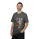 Spooky Christmas Shirt, Halloween Holiday Mashup T-Shirt, Witch Vampire Mummy and Skeleton Tree Tee, Gothic Christmas Gift for Horror Fan
