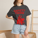 Comfort Colors Safety Third Shirt, Funny Blue Collar Worker Tee, Construction Humor Shirt, Tradesman Gift, Professional Amateur Graphic Tee
