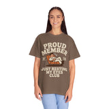 Funny Nap Lover Comfort Colors Shirt, Just Resting My Eyes Club Tee, Tired Adult Humor Shirt, Relaxation Graphic Tee Gif