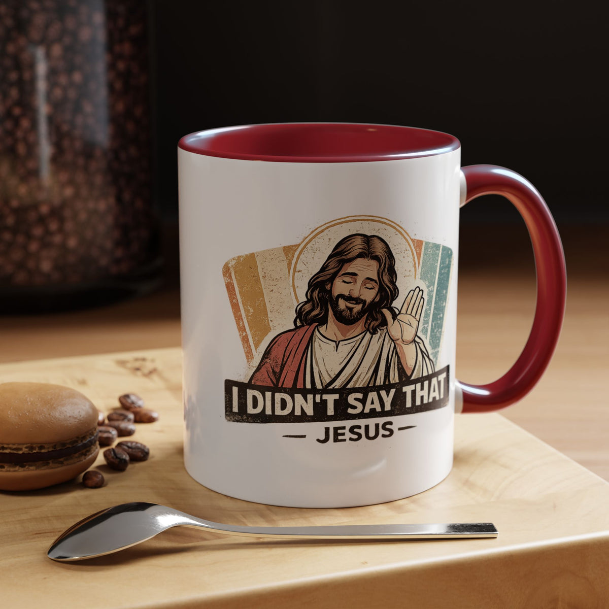 Funny Jesus Coffee Mug, I Didn't Say That Jesus Mug, Christian Humor Mug, Faith Based Coffee Cup, Church Friend Gift