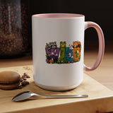 Wild Animal Mug, Colorful Nature Coffee Cup, Cute Wildlife Lover Gift for Kids, Zoo Teacher Classroom Drinkware, Birthday Present for Kids