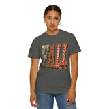 Patchwork Fall Shirt, Floral Leopard Plaid Autumn Graphic Tee, Coquette Bow Seasonal Gift for Women, Cozy Thanksgiving Outfit for Her