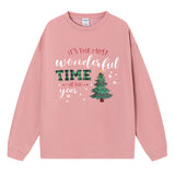 Christmas printed hoodie