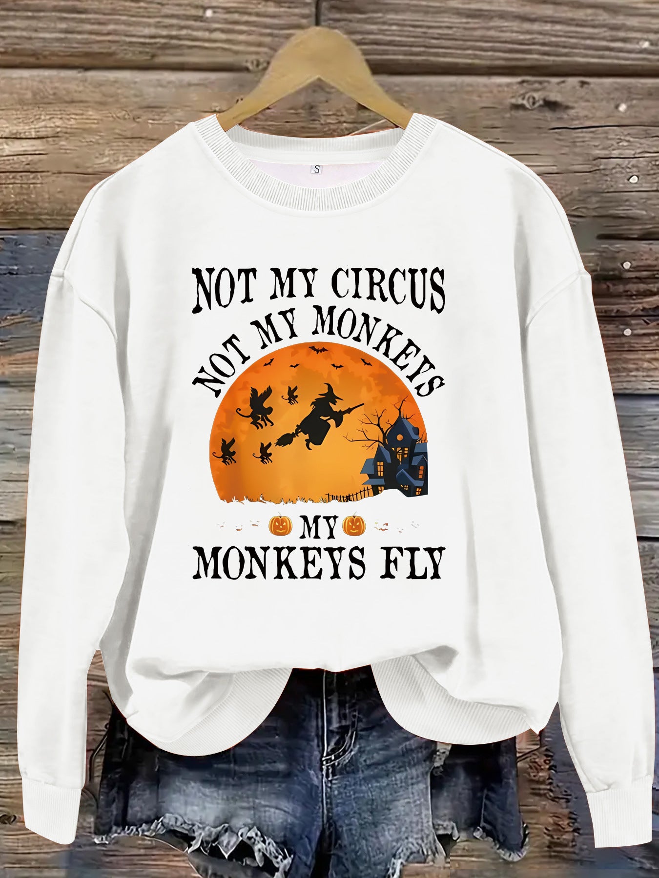 Printed pullover sweatshirt sweatshirt