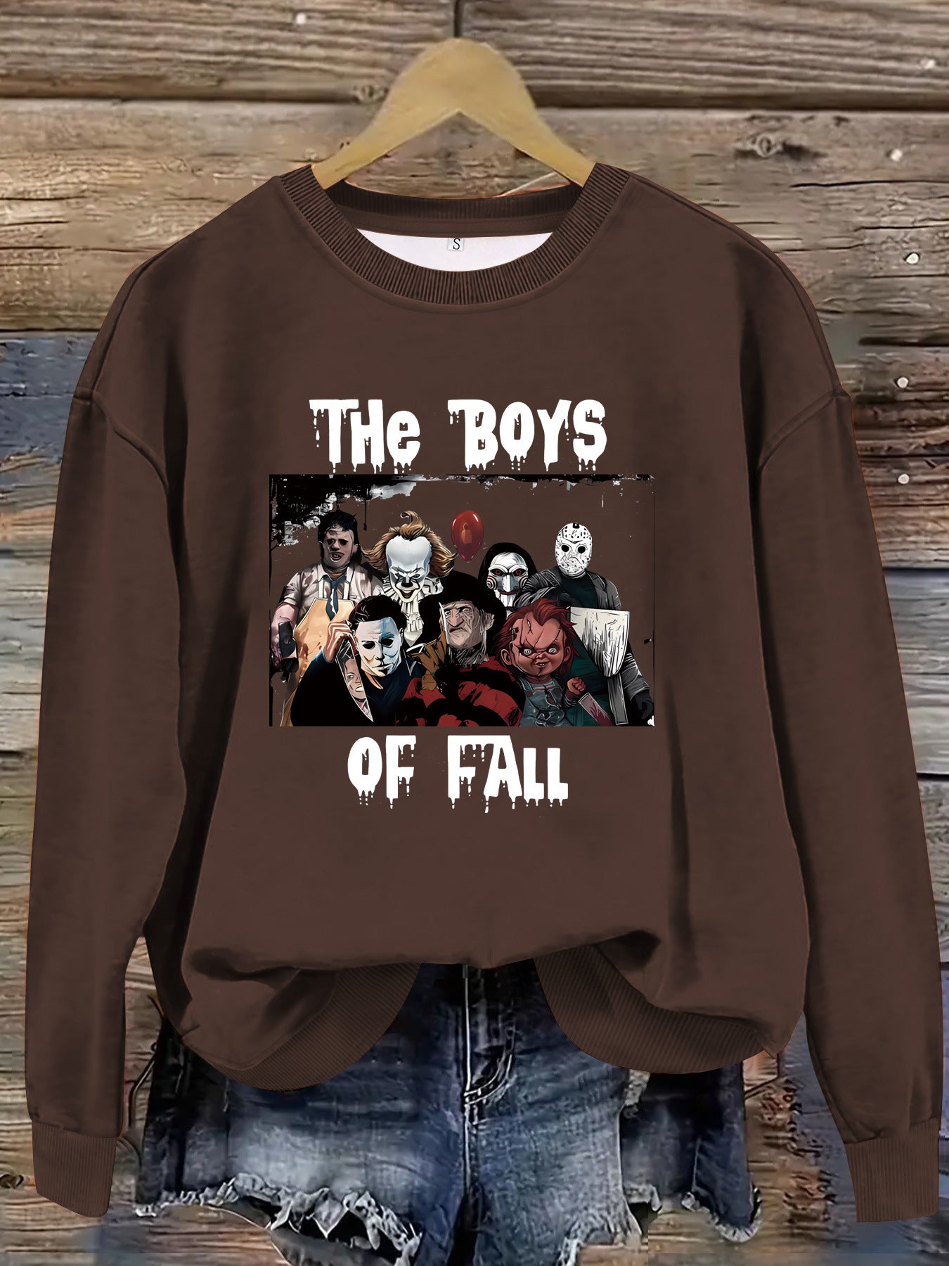 Printed pullover sweatshirt sweatshirt