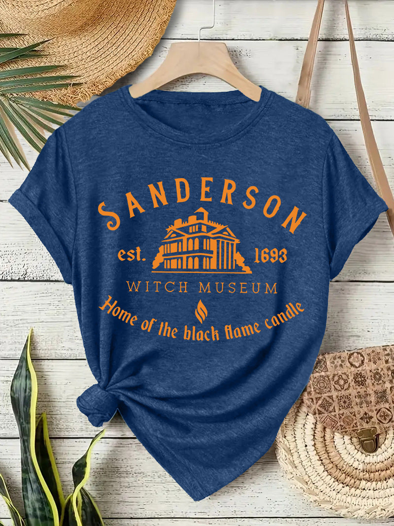Short sleeved women's t-shirt Halloween