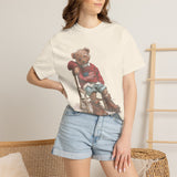 Vintage Teddy Bear Graphic T Shirt, Cute Cowboy Bear Tee, Western Aesthetic Shirt, Retro Country Streetwear Top for Women