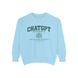 ChatGPT University Sweatshirt, Prompt Engineering Crewneck, AI Student Gift, Funny Tech Pullover, Coder Graduation Campus Outfit 2026