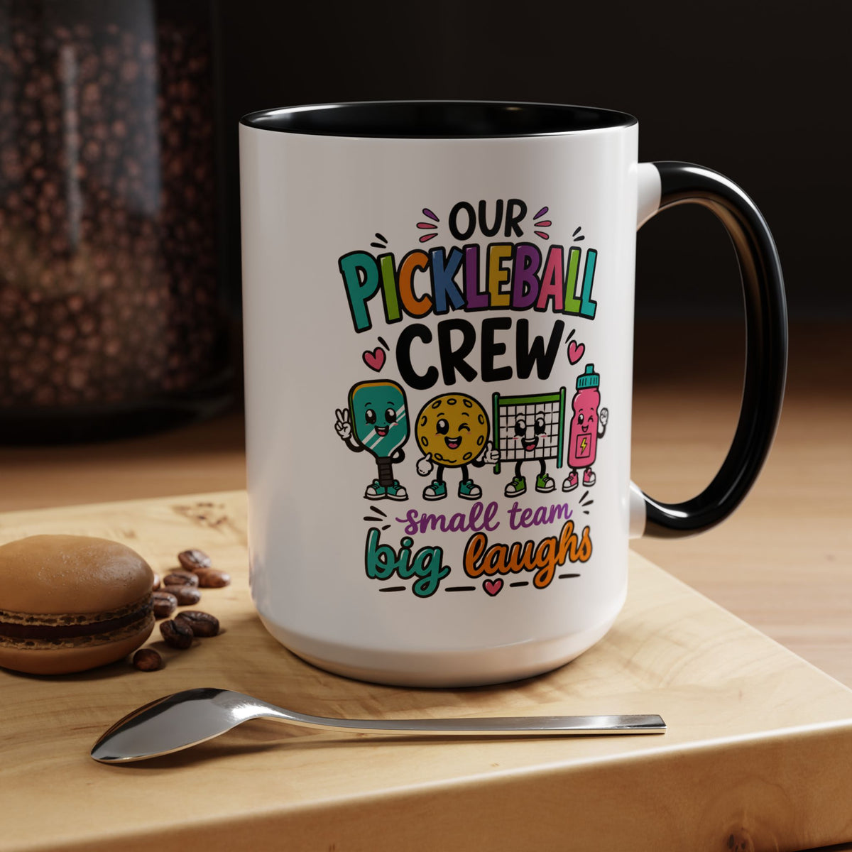 Funny Pickleball Team Mug, Our Pickleball Crew Coffee Mug, Pickleball Player Gift, Cute Sports Mug for Teammates and Friends