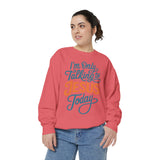 Christian Comfort Colors Sweatshirt, I'm Only Talking to Jesus Today Shirt, Faith Based Sweatshirt, Religious Gift for Women