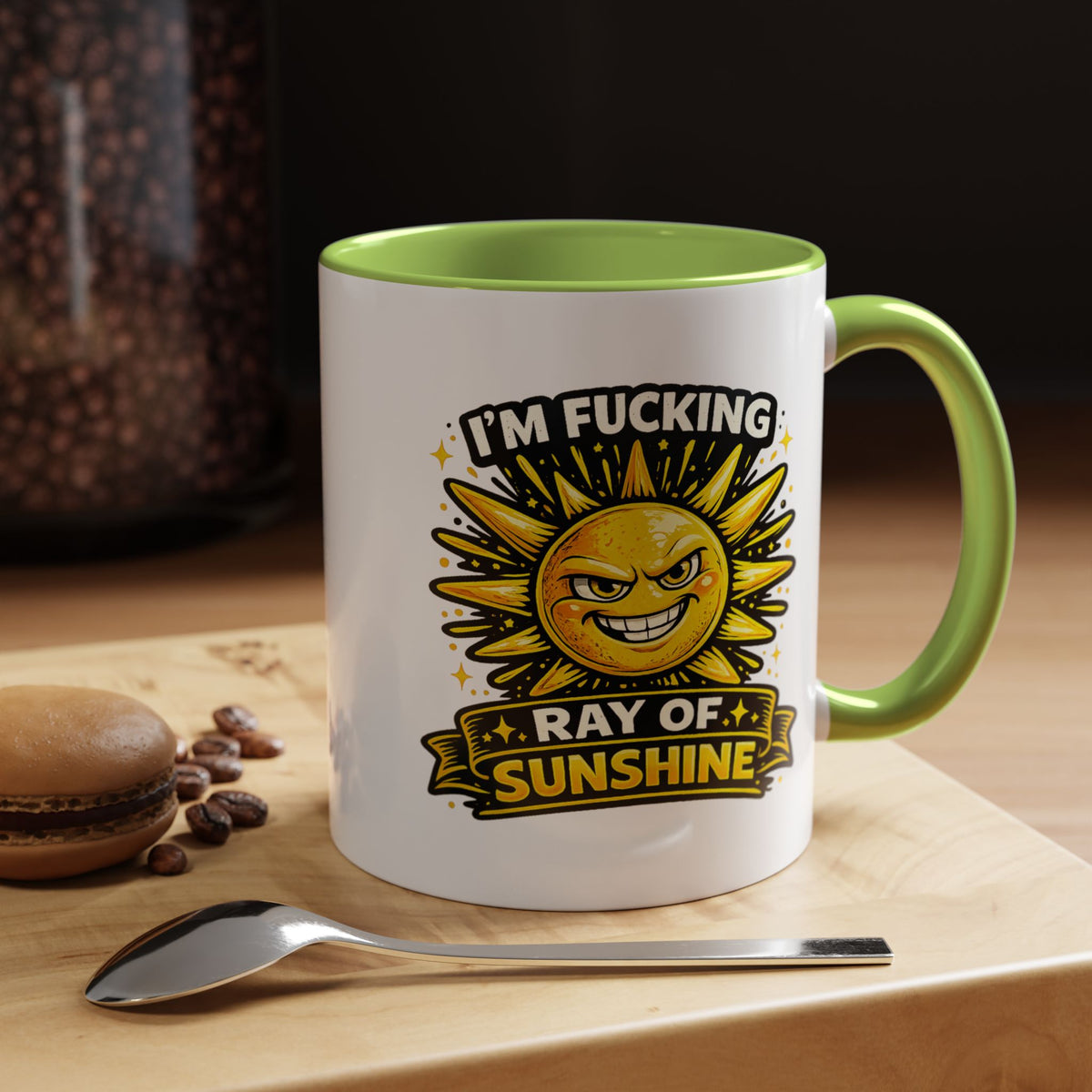 Funny Ray of Sunshine Mug, Sarcastic Sunshine Coffee Cup, Grumpy Personality Gift, Funny Coworker Mug, Humor Coffee Lover Gift