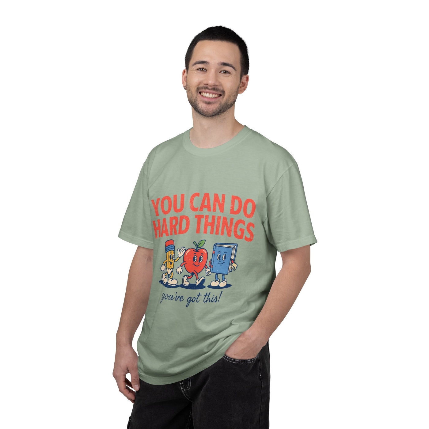You Can Do Hard Things Teacher Shirt, Motivational Classroom Comfort Colors Tee, School Counselor Gift, Positive Educator Shirt