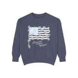 Military Deployment Comfort Colors Sweatshirt, Remember Everyone Deployed Crewneck, Patriotic Floral American Flag Sweatshirt, Support Our Troops Pullover