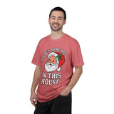There's Some Ho's in This House Shirt, Funny Santa Christmas T-Shirt, Adult Holiday Party Tee, Naughty Xmas Gift for Friends or Family