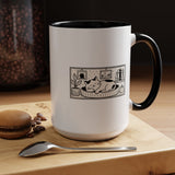 Sleeping Cat Mug, Minimalist Black and White Coffee Cup, Cozy Cat Lover Gift, Modern Kitchen Decor, Birthday Present for Her or Mom
