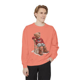 Cute Teddy Bear Sweatshirt, Cozy Bear Crewneck, Aesthetic Plush Bear Pullover, Soft Cute Animal Gift for Women Teens