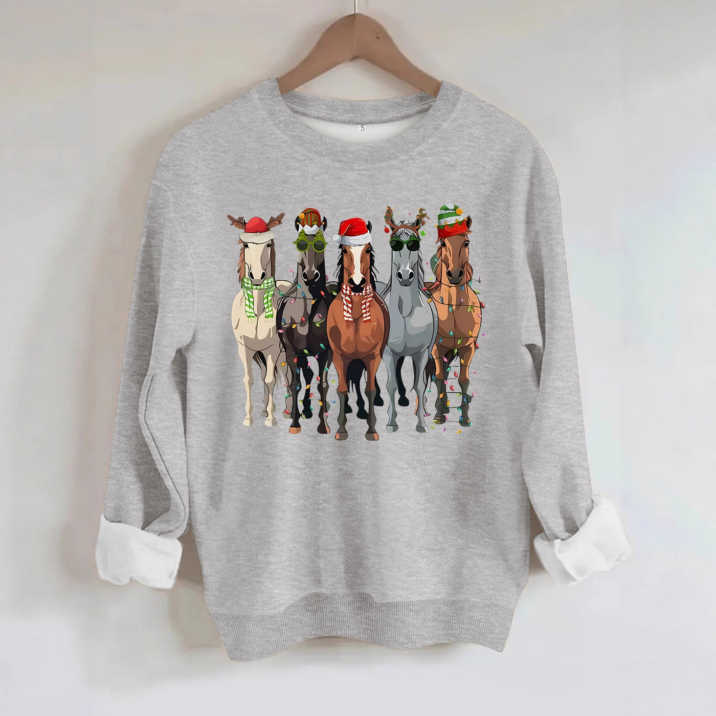 Sweatshirt Christmas pattern print