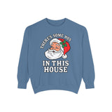 There's Some Ho's in This House Sweatshirt, Funny Santa Christmas Crewneck, Adult Holiday Party Pullover, Naughty Gift for Friends