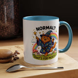 Funny Wizard Cat Mug, Normal That's For Mortals Coffee Mug, Magical Cat Lover Gift, Fantasy Wizard Kitty Mug for Book Lovers
