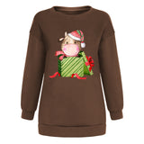 Christmas off shoulder hoodie Christmas gift