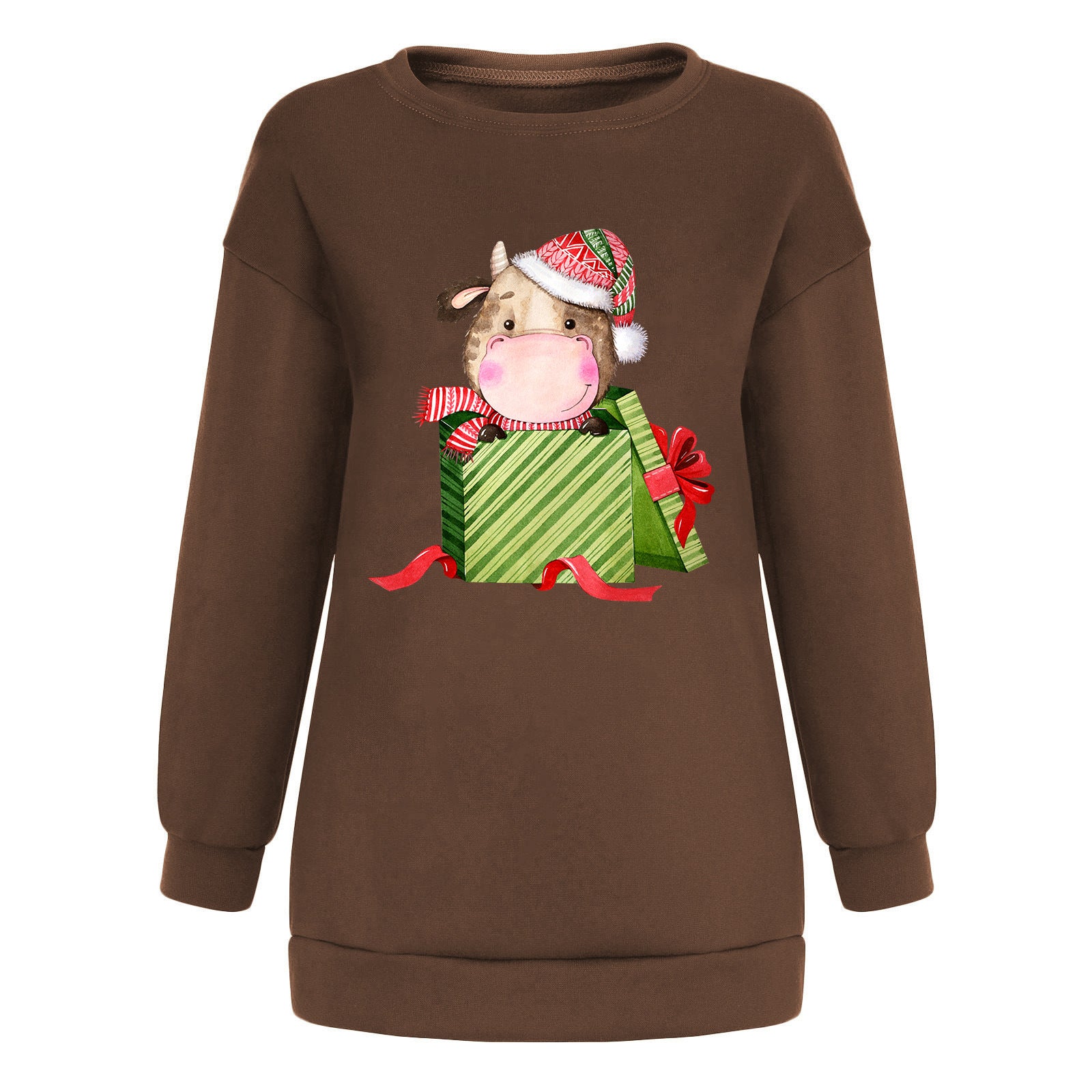 Christmas off shoulder hoodie Christmas gift