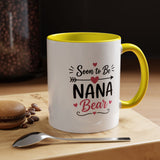 Soon to Be Nana Mug, Pregnancy Announcement Coffee Cup, New Grandma Gift from Daughter, Baby Reveal Keepsake for Mothers Day or Birthday
