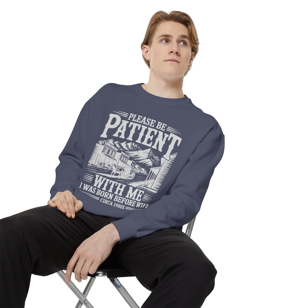 Please Be Patient With Me Sweatshirt, Mental Health Reminder Crewneck, Kindness Quote Sweatshirt, Comfort Gift for Friends